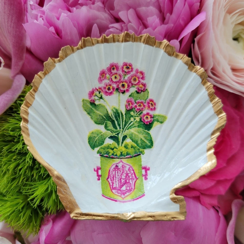 Preppy Planter Scallop Shell